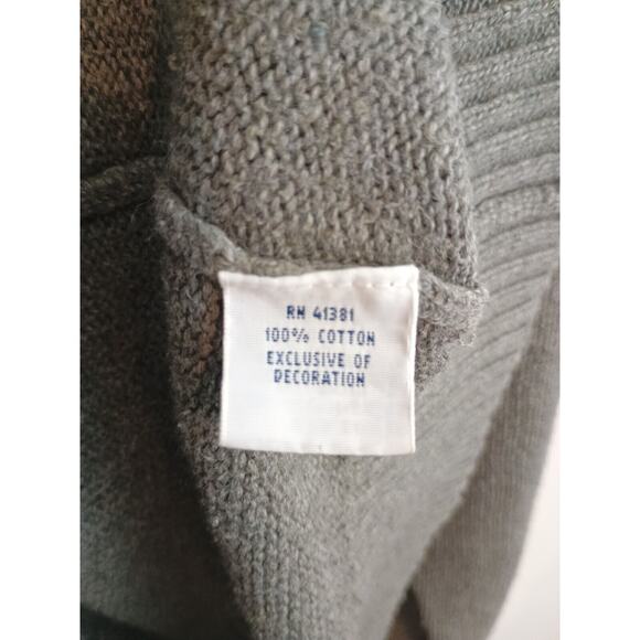 Polo Ralph Lauren Sweater Men 4XB Gray Zip Classic Minimalist Mock Neck Pullover - Picture 9 of 10